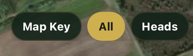 Map Key button at the top of the irrigation map